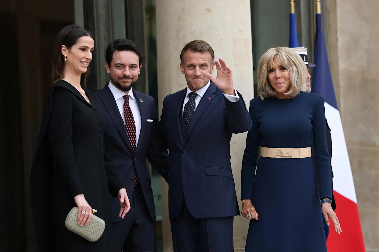 Visite Officielle du Prince Héritier Hussein de Jordanie en France : Rencontre Clé avec Emmanuel Macron à l'Élysée