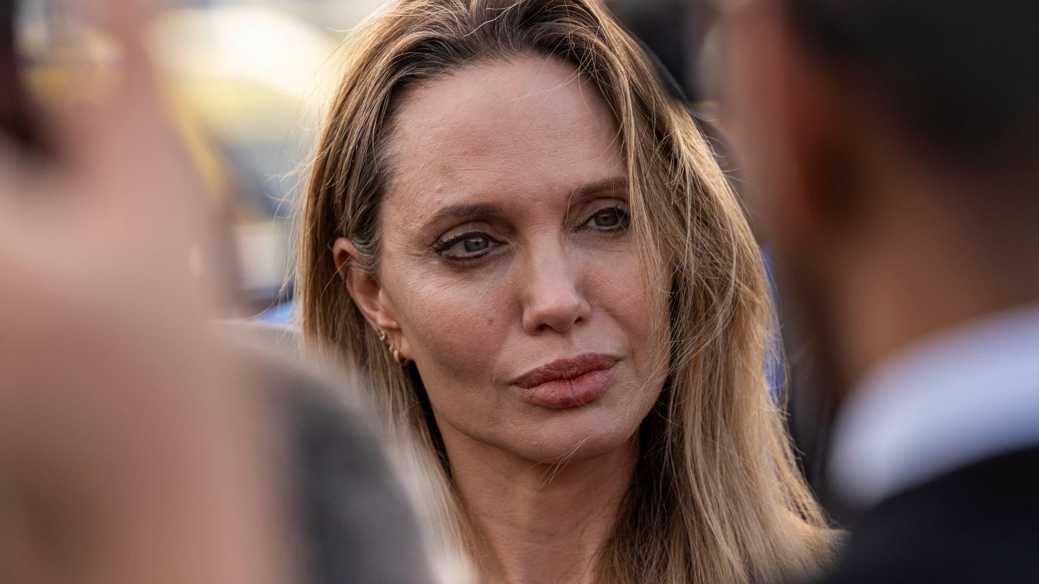 Gaza : Angelina Jolie au passage de Rafah pour soutenir les civils