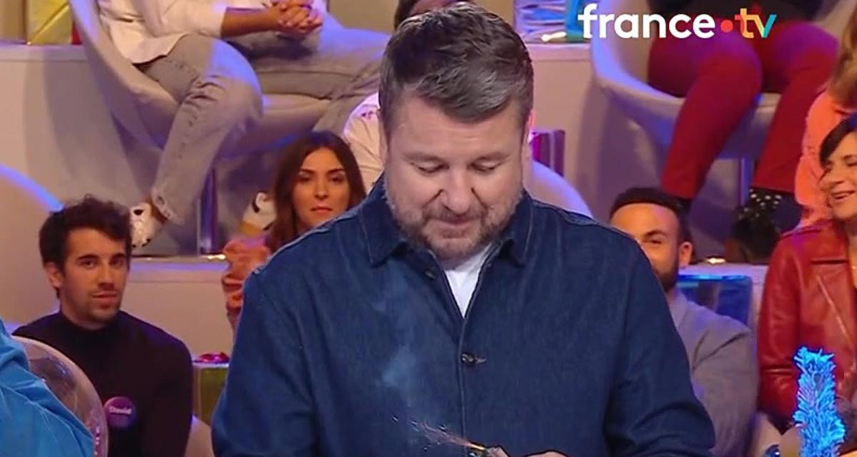 Bruno Guillon fait exploser des pétards en direct : le décor de Noël de Chacun son tour en danger sur France 2 !