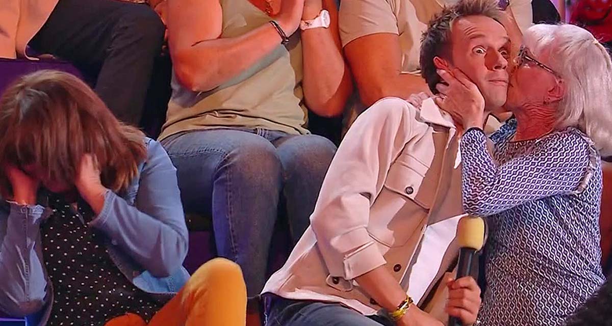 Cyril Féraud embrassé en direct : Yvette, la fan ultime de la Drôme, vole la vedette dans Tout le monde veut prendre sa place (Vidéo)