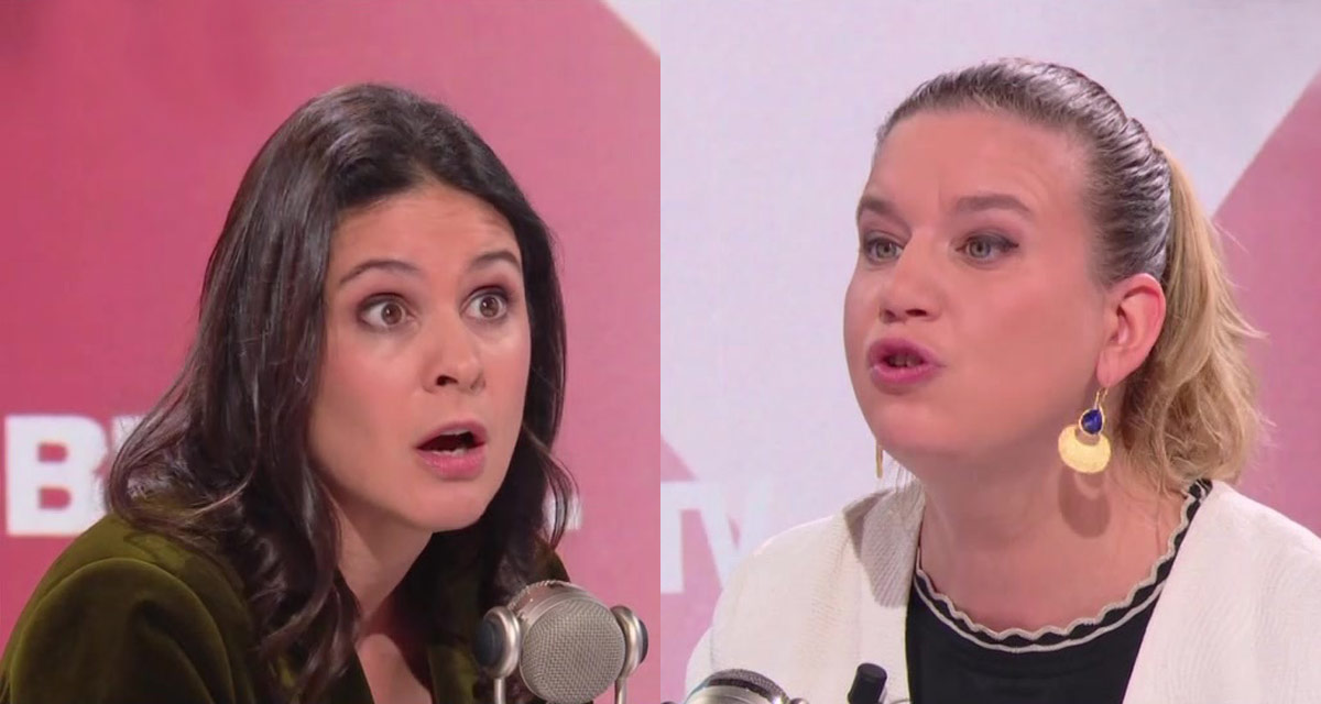 Mathilde Panot rembarrée Apolline de Malherbe sur BFMTV