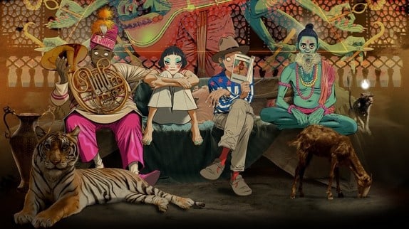 Gorillaz signe un retour dépaysant avec "The Happy Dictator" et Sparks